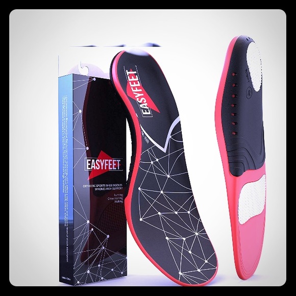 Easyfeet Shoes Orthotic Sports Shoe Insoles Strong Arch Support